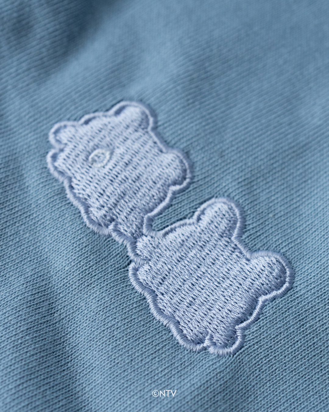 【らぶいーず×KWL】Love me raw. - Embroidery Tee(ACID BLUE)