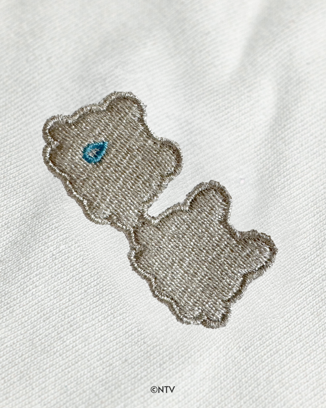 【らぶいーず×KWL】Love me raw. - Embroidery Tee(WHITE)