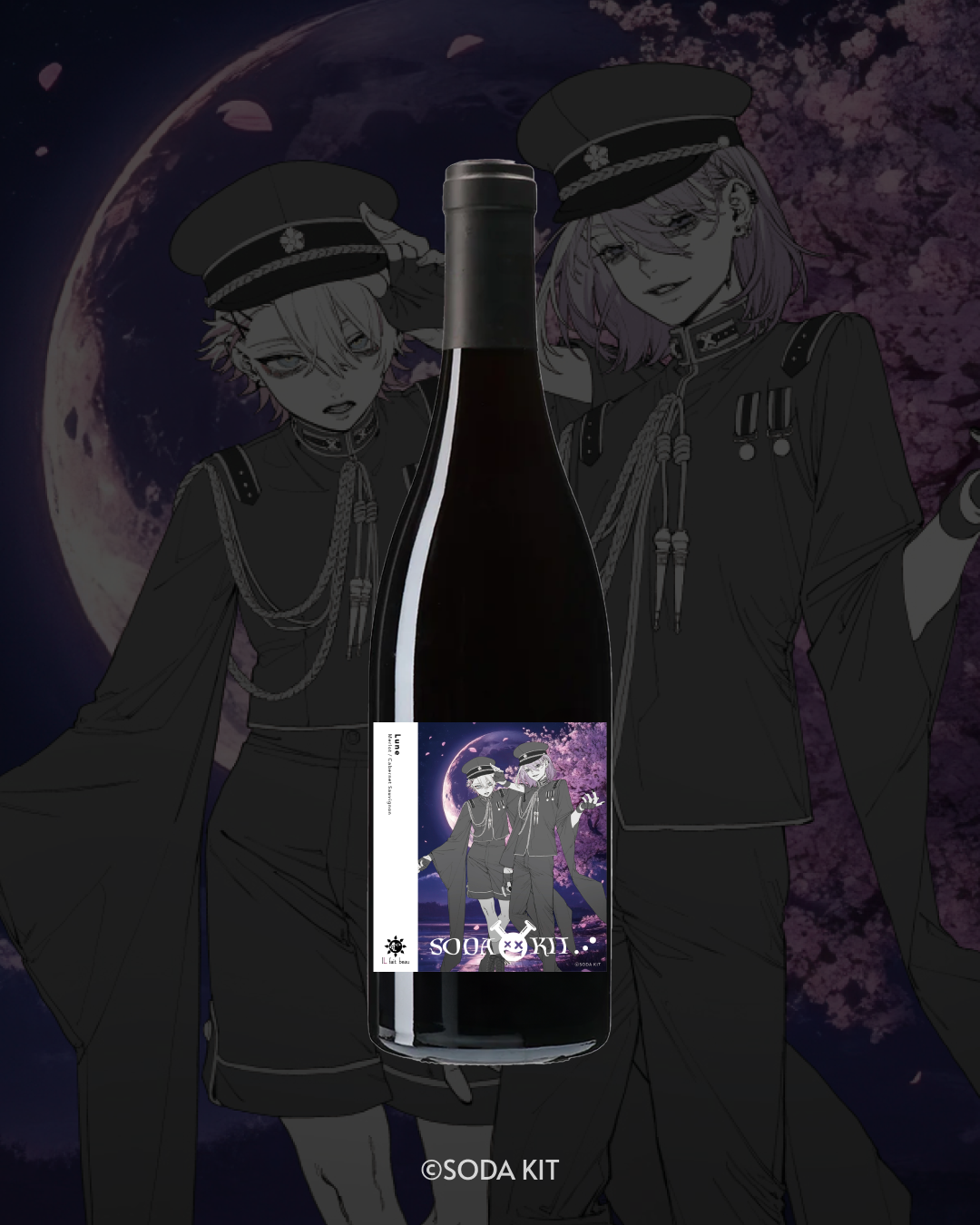 【SODA KITオリジナルラベル酒】リュンヌ(国産赤ワイン)750ml